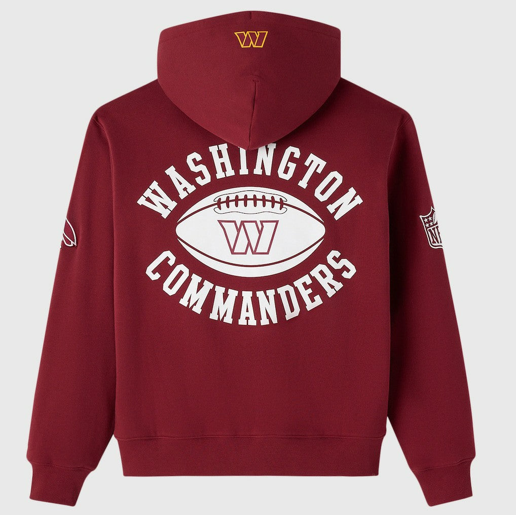 OVO x NFL Unisex Full-Zip Waffle-Lined Hoodie - Washington Commanders