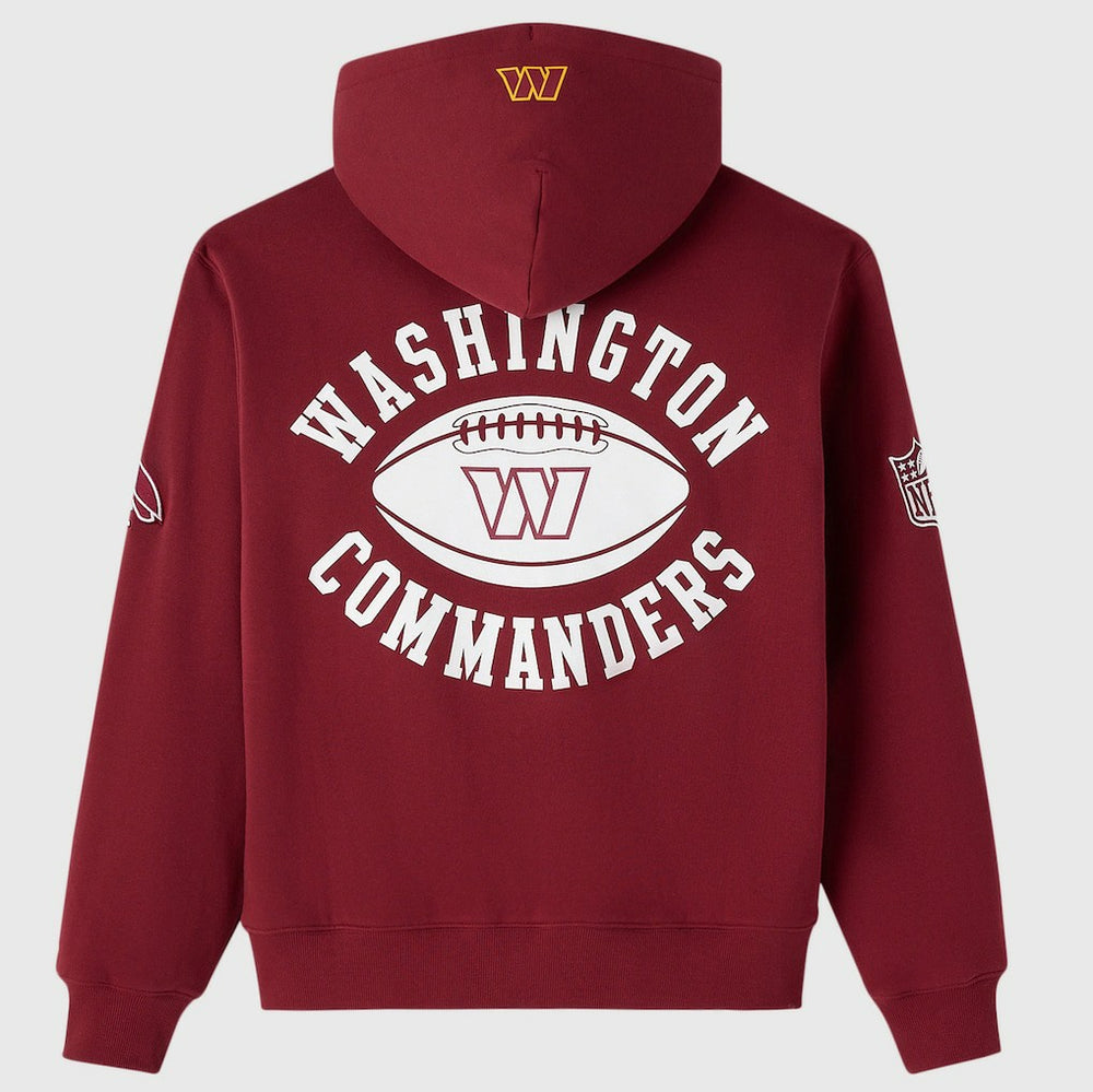 OVO x NFL Unisex Full-Zip Waffle-Lined Hoodie - Washington Commanders
