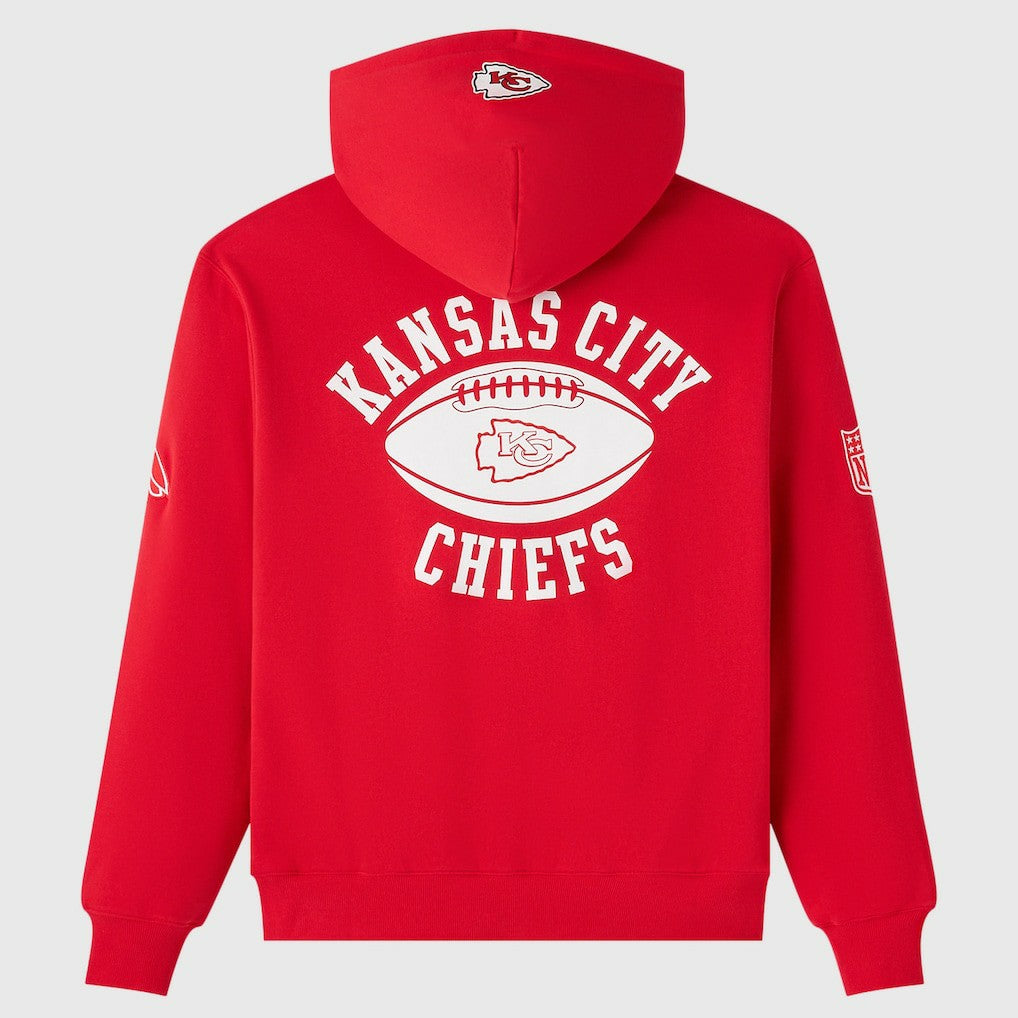 OVO x NFL Unisex Full-Zip Waffle-Lined Hoodie - Kansas City Chiefs