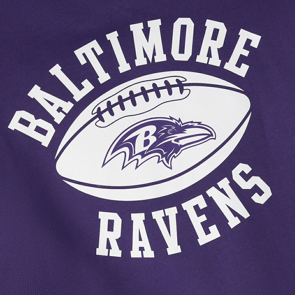 OVO x NFL Unisex Full-Zip Waffle-Lined Hoodie - Baltimore Ravens