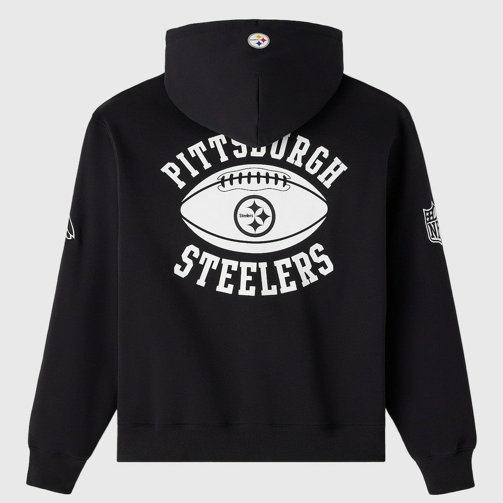 OVO x NFL Unisex Full-Zip Waffle-Lined Hoodie - Pittsburgh Steelers