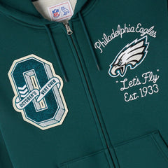 OVO x NFL Unisex Full-Zip Waffle-Lined Hoodie - Philadelphia Eagles
