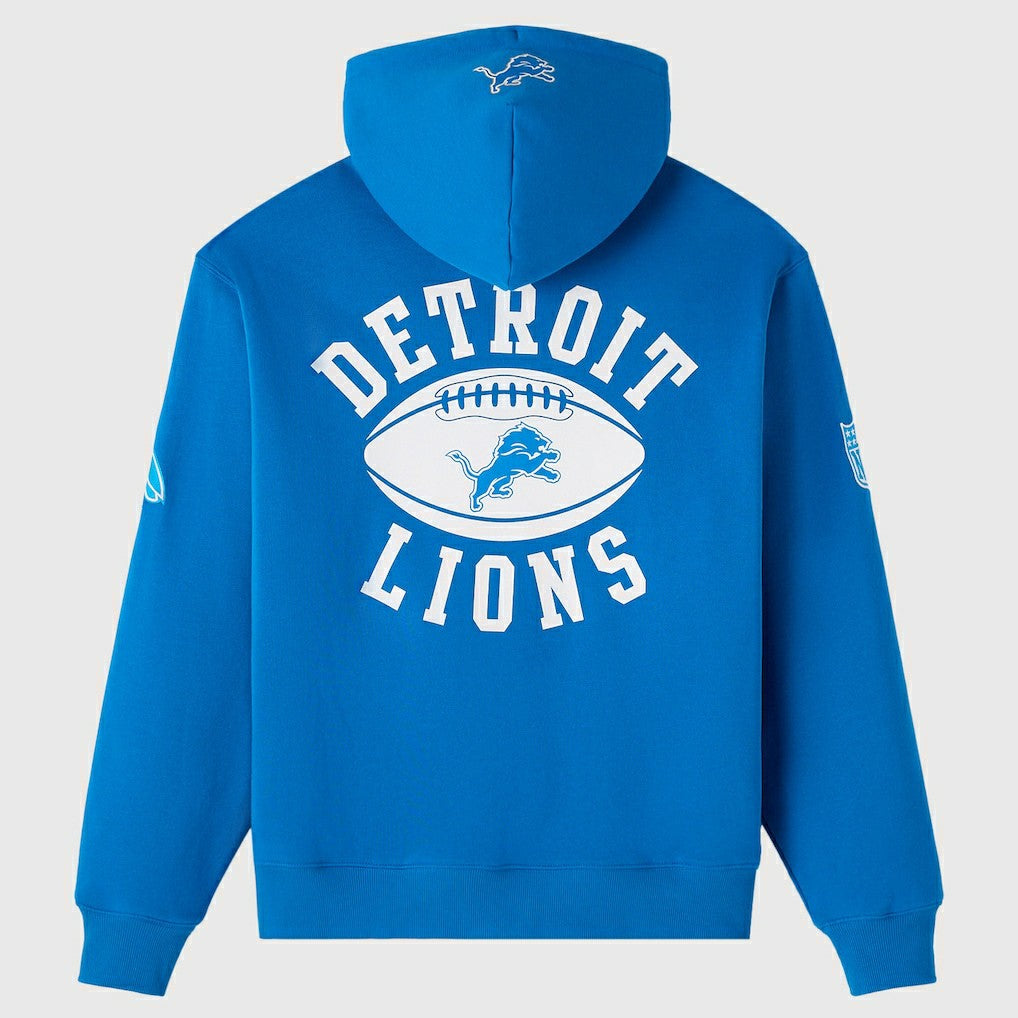 OVO x NFL Unisex Full-Zip Waffle-Lined Hoodie - Detroit Lions