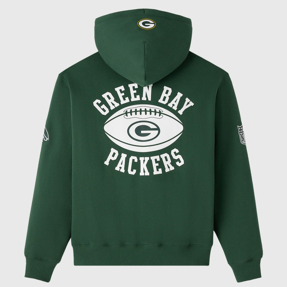 OVO x NFL Unisex Full-Zip Waffle-Lined Hoodie - Green Bay Packers