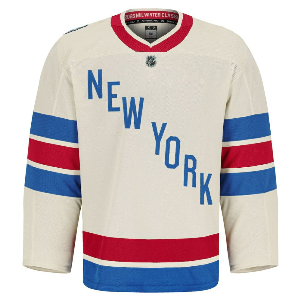 NHL Beige New York Rangers Fanatics 2026 NHL Winter Classic Authentic Pro Jersey