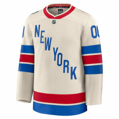 NHL Beige New York Rangers Fanatics 2026 NHL Winter Classic Premium Custom Jersey