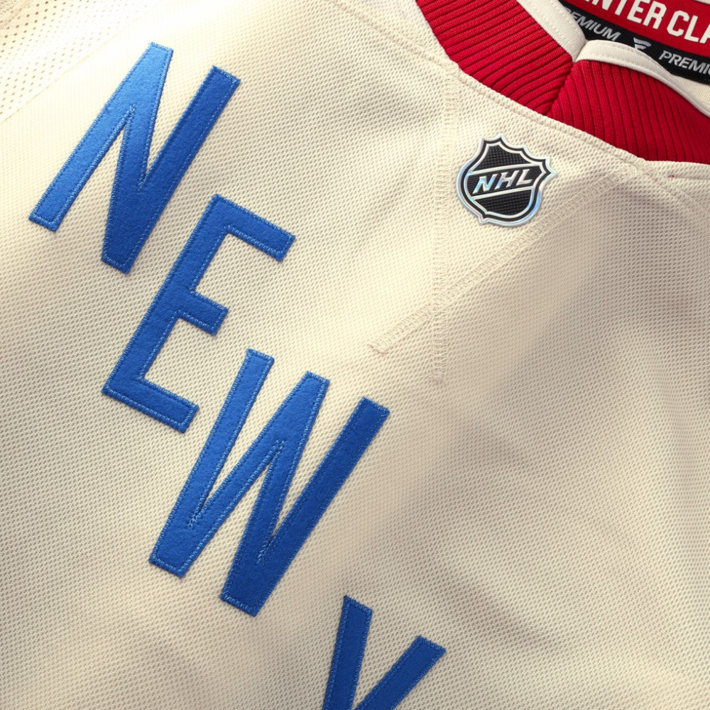 NHL Beige New York Rangers Fanatics 2026 NHL Winter Classic Premium Custom Jersey