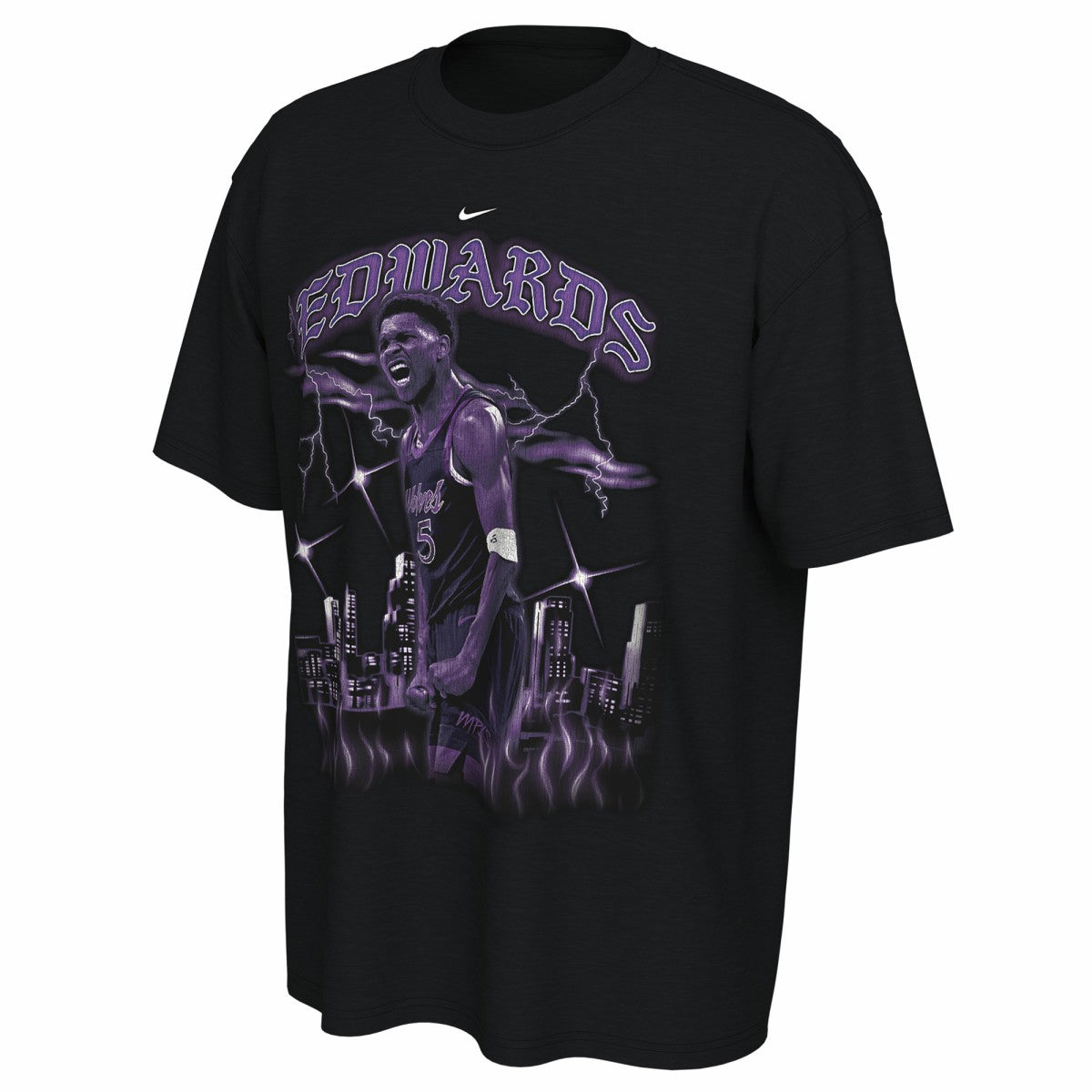 NBA Anthony Edwards Minnesota Timberwolves Unisex 2025/26 City Edition Player Graphic T-Shirt