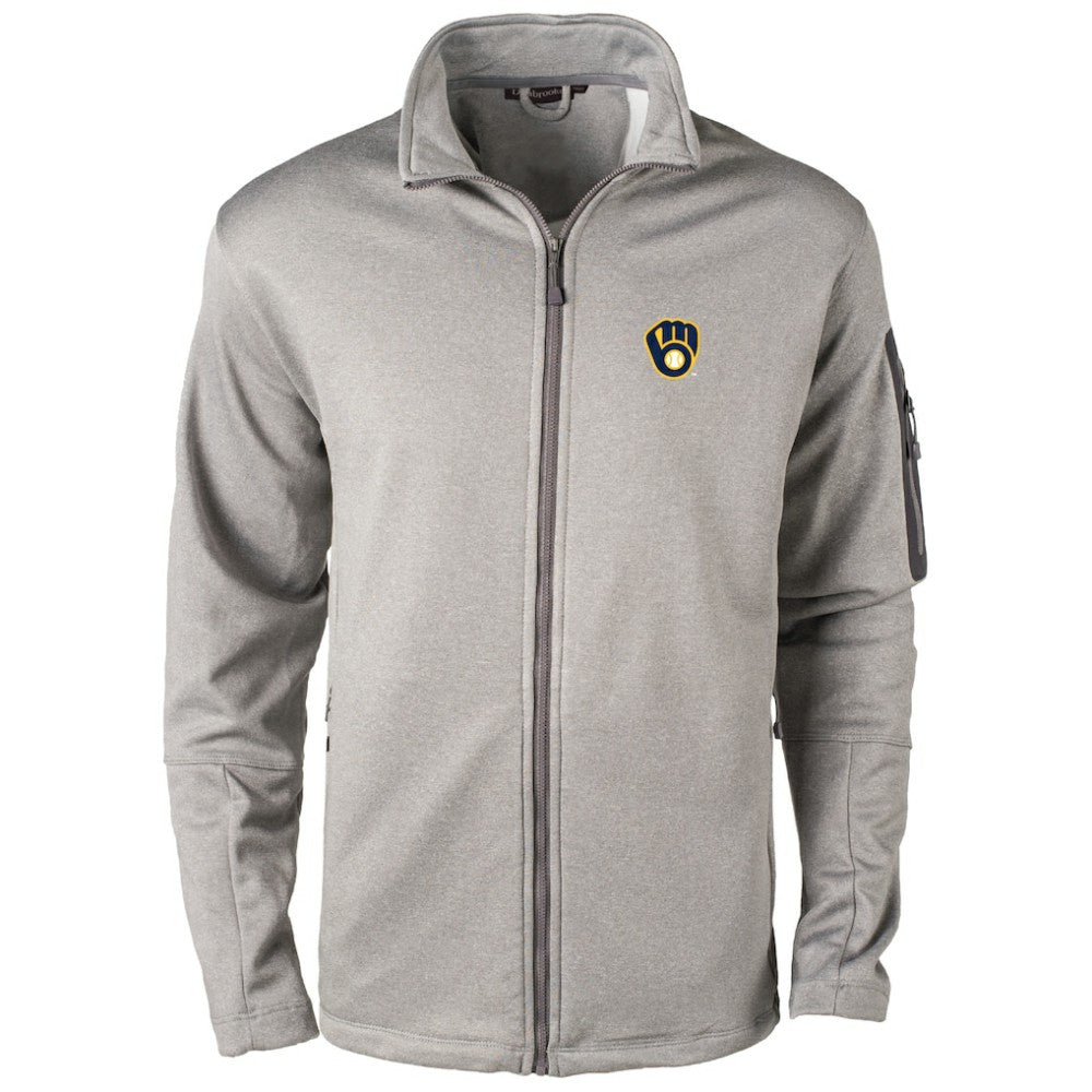 MLB Milwaukee Brewers Dunbrooke Pacific Full-Zip Fleece Jacket