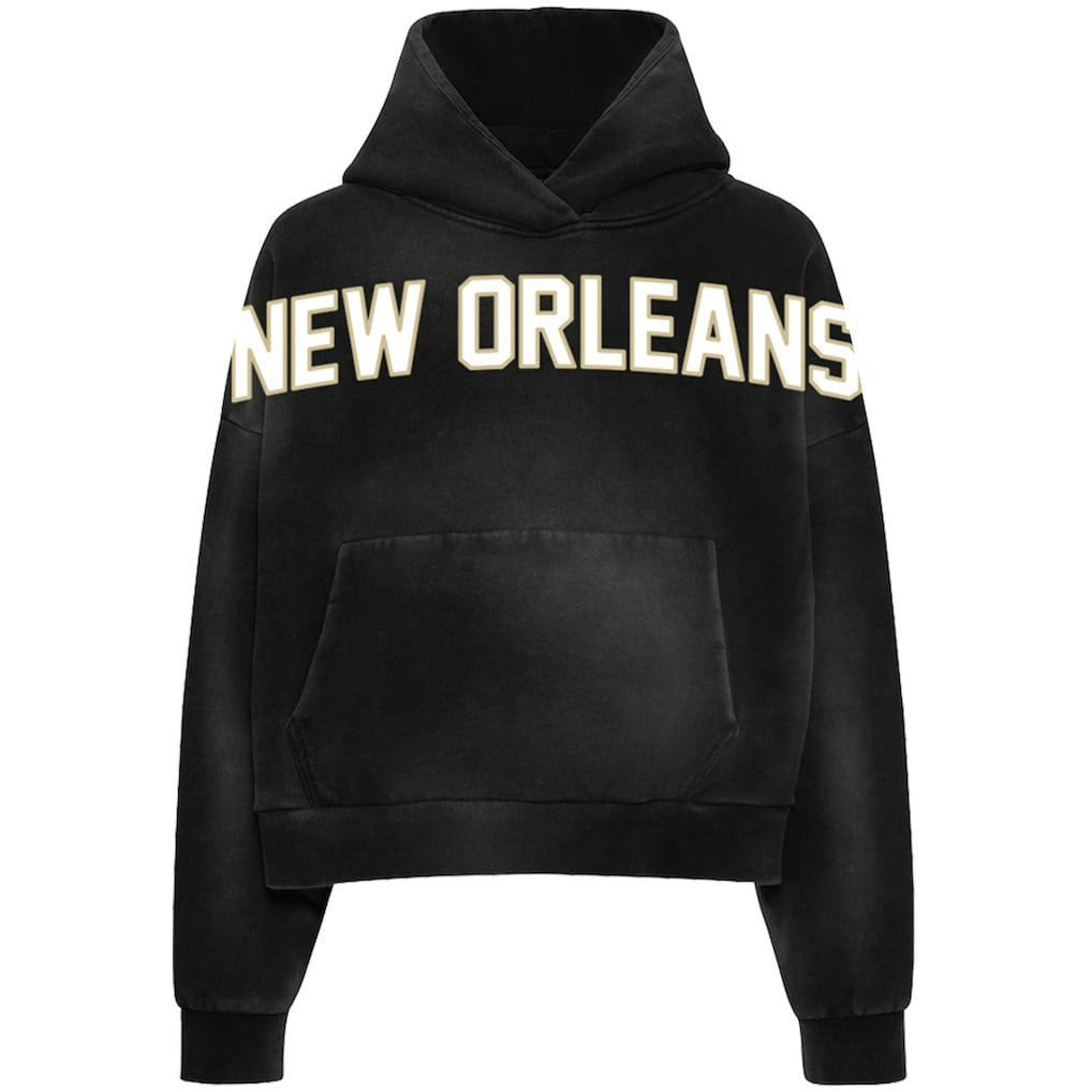 WRLDINVSN x  Unisex Cozy Cropped Hoodie - New Orleans Saints