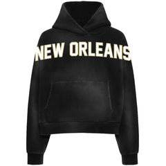 WRLDINVSN x  Unisex Cozy Cropped Hoodie - New Orleans Saints