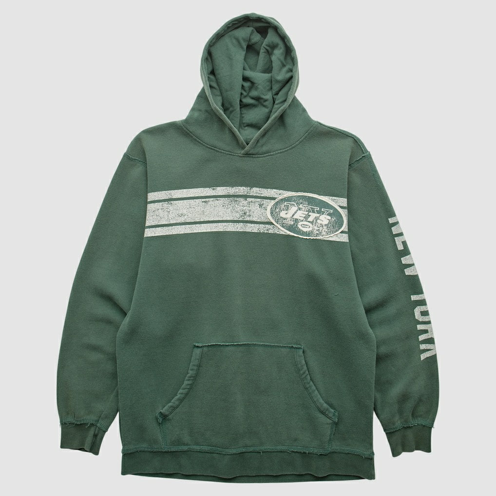 2000s Hooded Pullover Sweatshirt - New York Jets