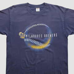 MLB Milwaukee Brewers Logo Athletic 2001 T-shirt