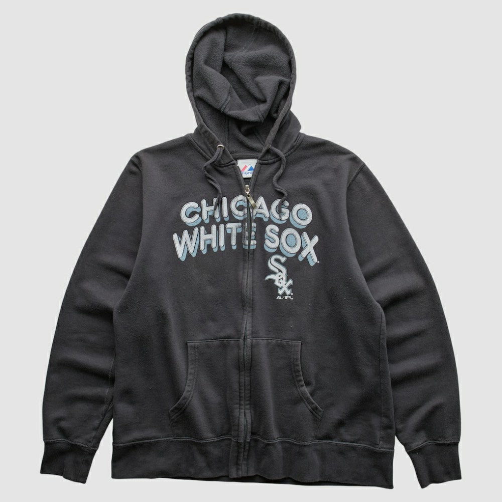 MLB Chicago White Sox Majestic 2010 Hooded Full Zip Sweatshirt