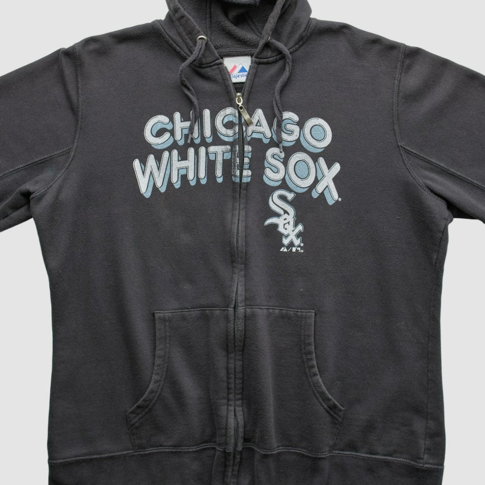 MLB Chicago White Sox Majestic 2010 Hooded Full Zip Sweatshirt