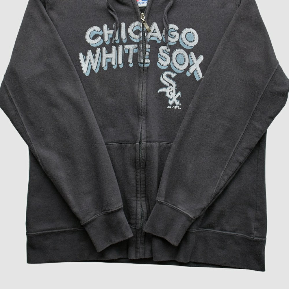 MLB Chicago White Sox Majestic 2010 Hooded Full Zip Sweatshirt