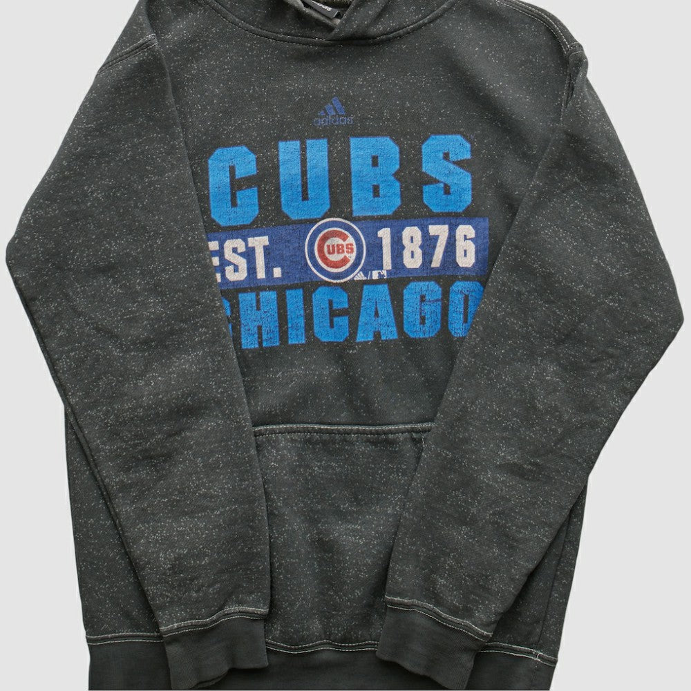 MLB Chicago Cubs Adidas 2010s Hooded Pullover Sweatshirt