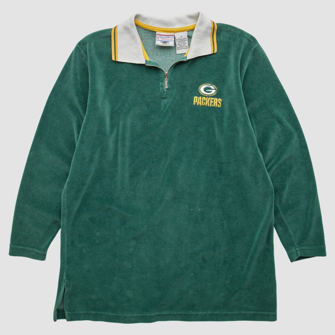 Game Day Clothing 90s 1/4 Zip Sweatshirt - Green Bay Packers
