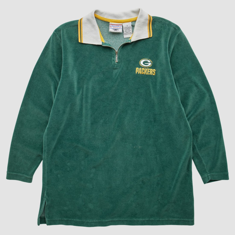 Game Day Clothing 90s 1/4 Zip Sweatshirt - Green Bay Packers