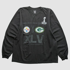 Superbowl XLV Reebok 2011 Long Sleeve T-shirt - Pittsburgh Steelers