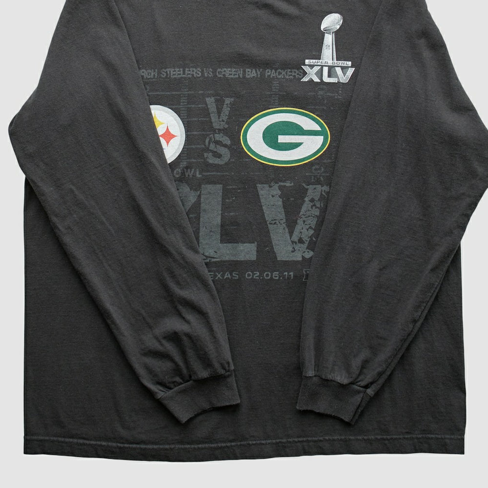 Superbowl XLV Reebok 2011 Long Sleeve T-shirt - Pittsburgh Steelers