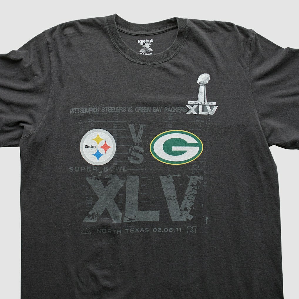 Superbowl XLV Reebok 2011 Long Sleeve T-shirt - Pittsburgh Steelers
