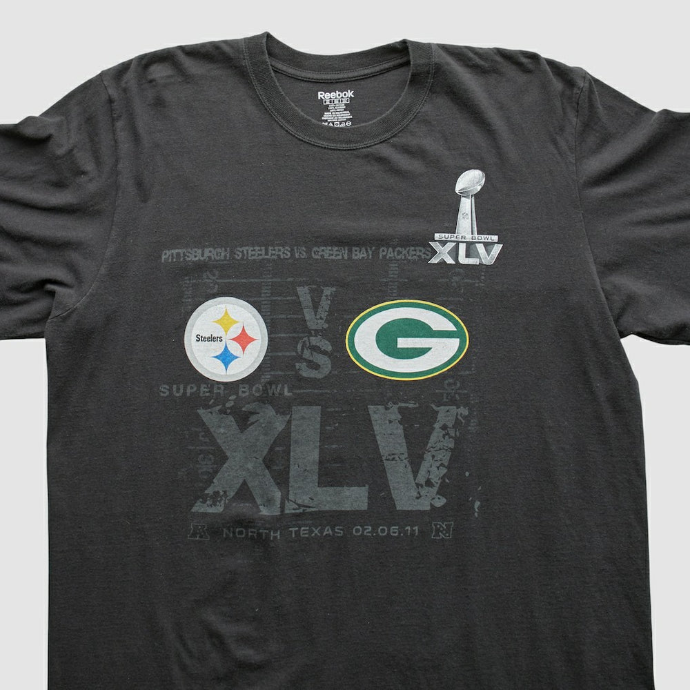 Superbowl XLV Reebok 2011 Long Sleeve T-shirt - Pittsburgh Steelers