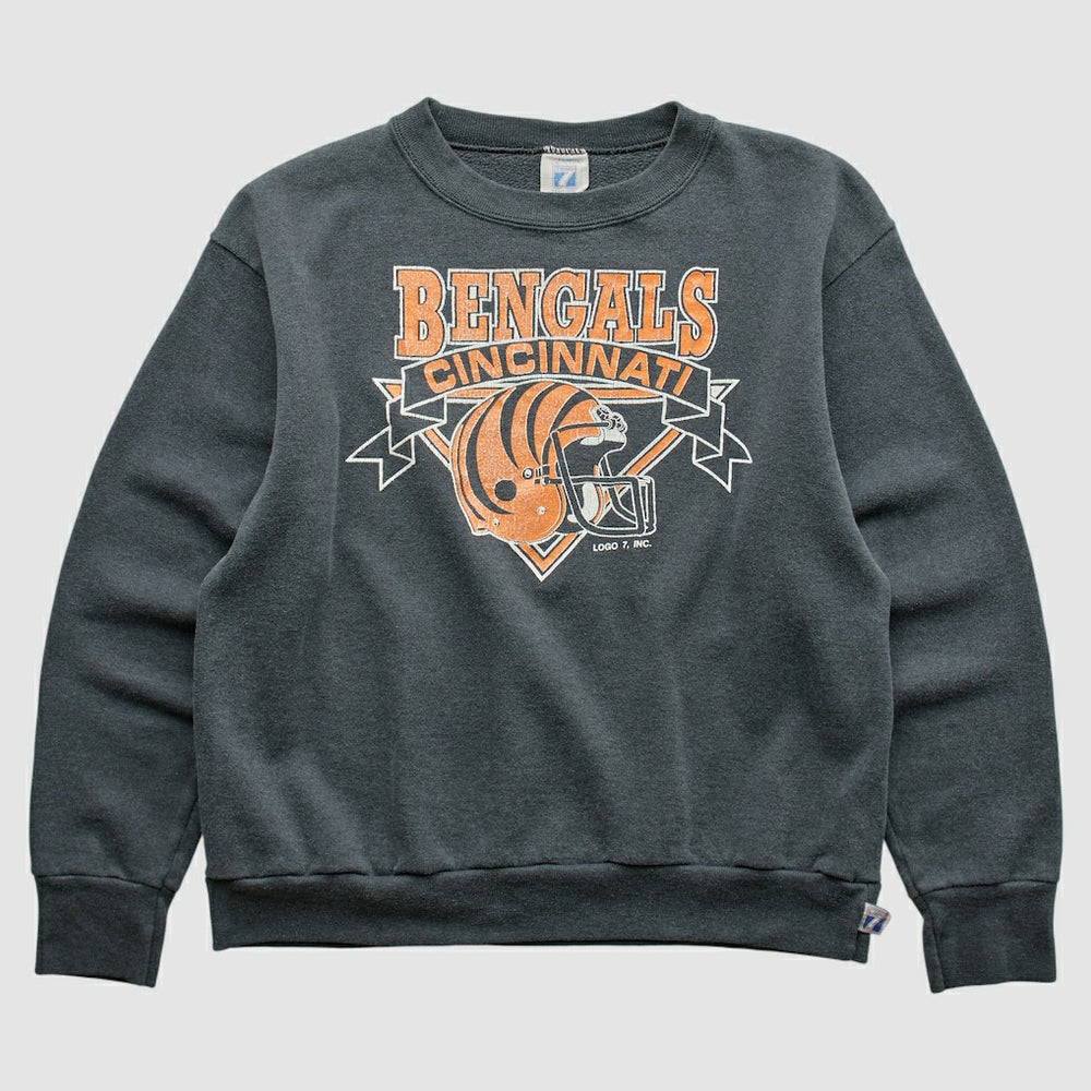 Logo 7 80s Pullover Sweatshirt - Cincinnati Bengals
