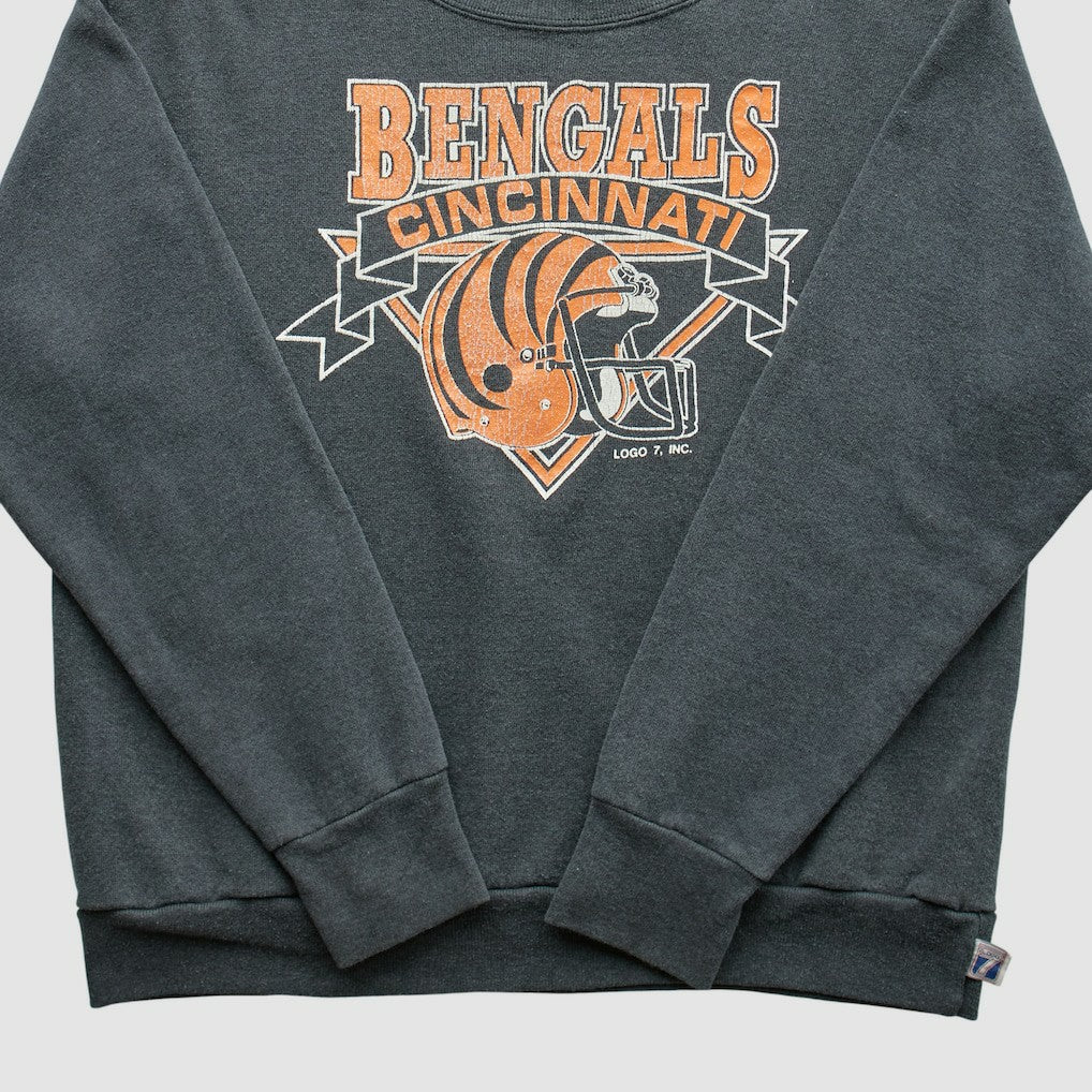 Logo 7 80s Pullover Sweatshirt - Cincinnati Bengals