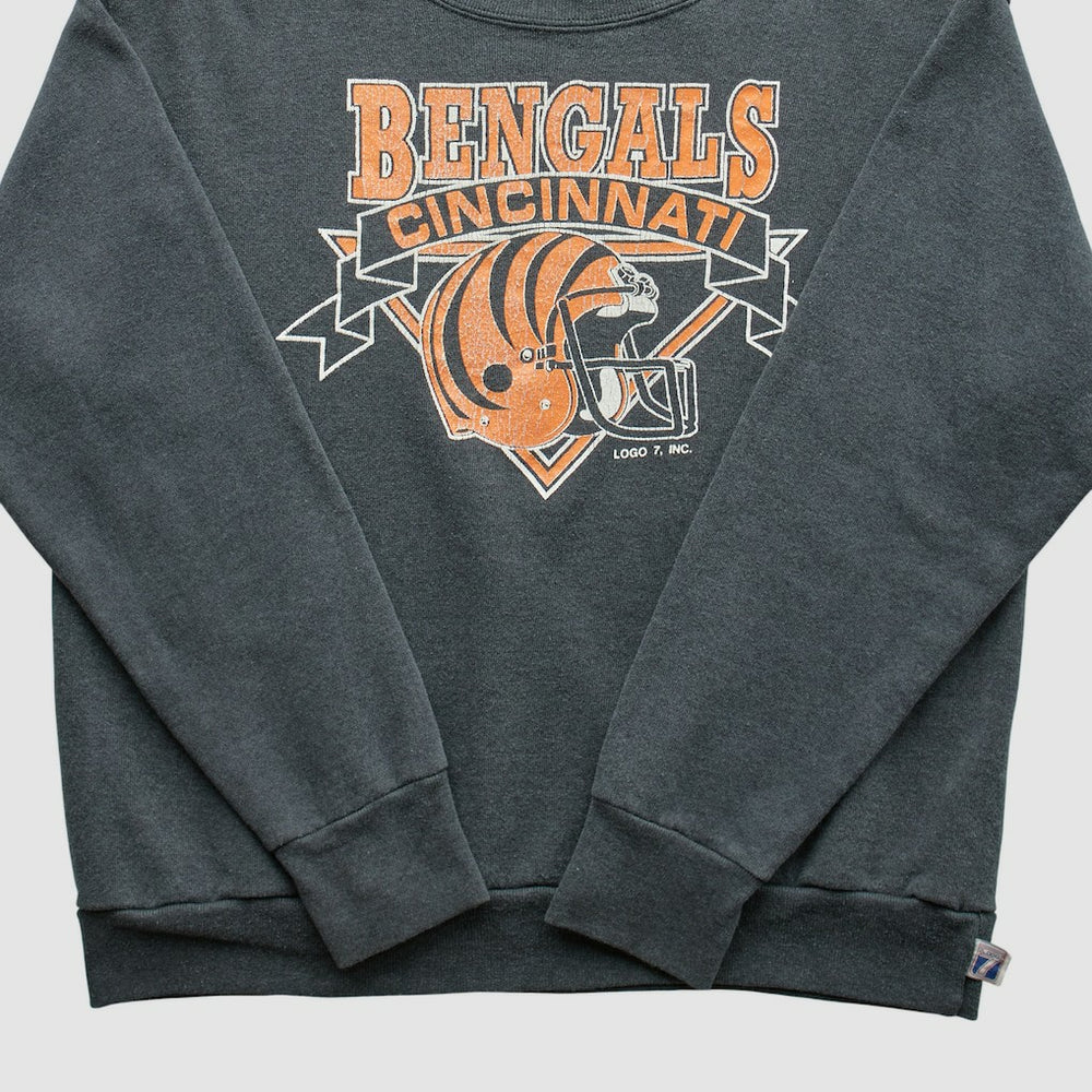 Logo 7 80s Pullover Sweatshirt - Cincinnati Bengals