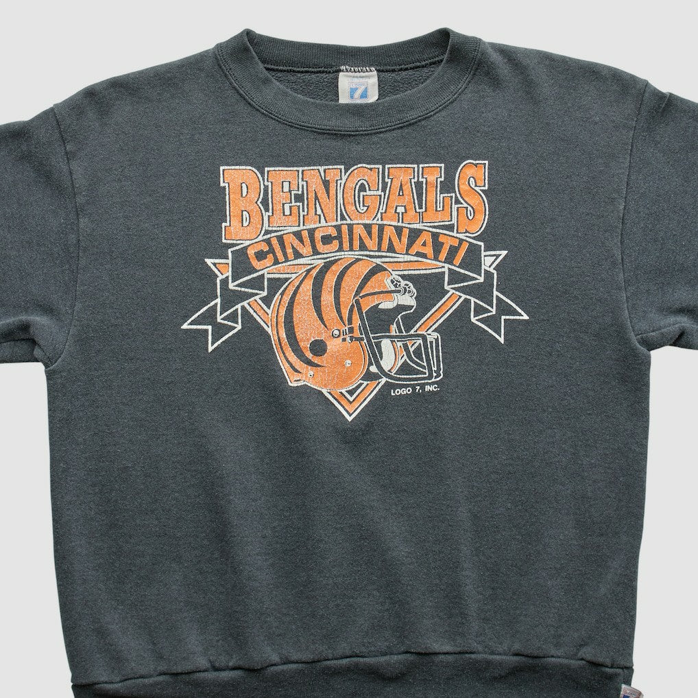 Logo 7 80s Pullover Sweatshirt - Cincinnati Bengals