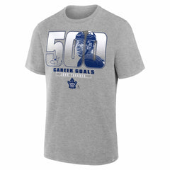 NHL Gray John Tavares Toronto Maple Leafs Legacy Milestone T-Shirt