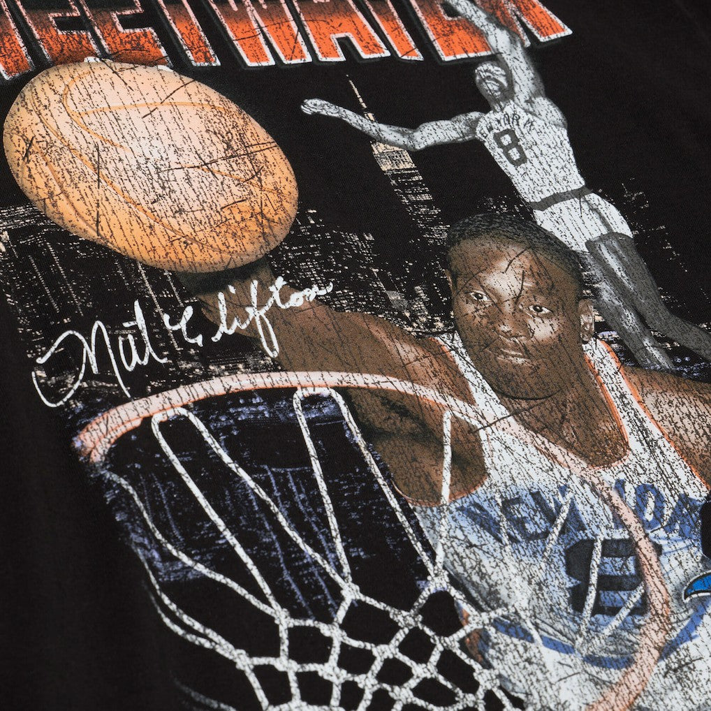 NBA Nathaniel Clifton New York Knicks 75th Anniversary Pioneers Player T-Shirt