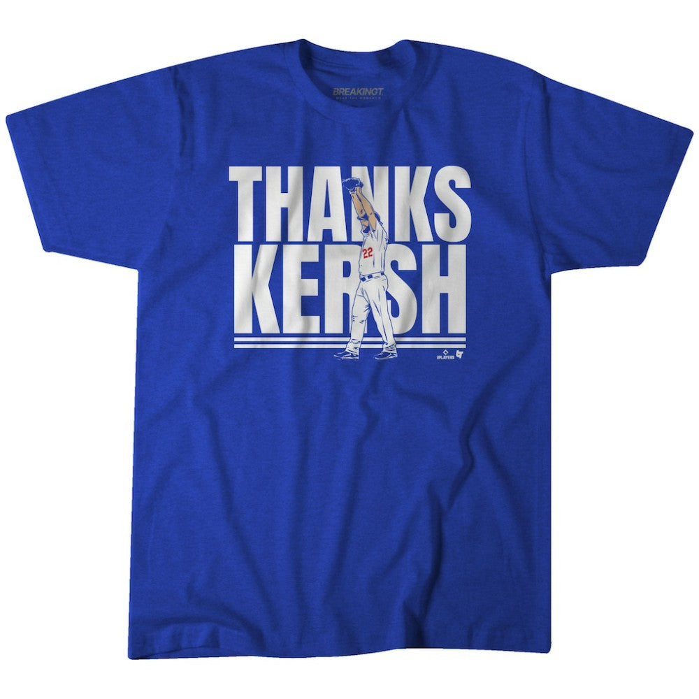 MLB Clayton Kershaw Los Angeles Dodgers BreakingT Unisex Thank You T-Shirt