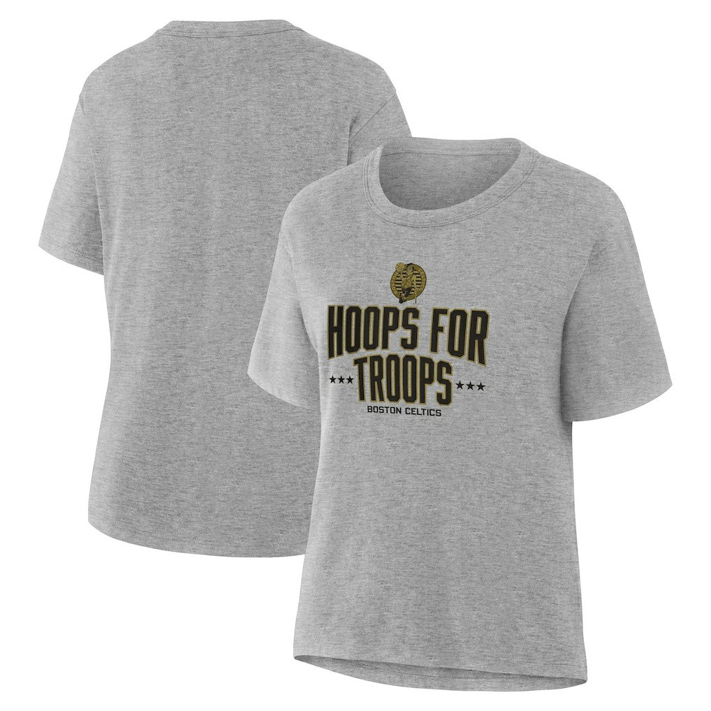NBA Boston Celtics Women's Hoops For Troops T-Shirt