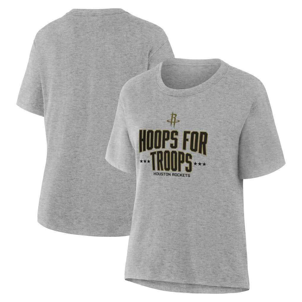 NBA Houston Rockets Women's Hoops For Troops T-Shirt