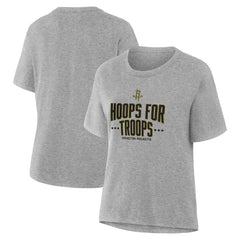NBA Houston Rockets Women's Hoops For Troops T-Shirt