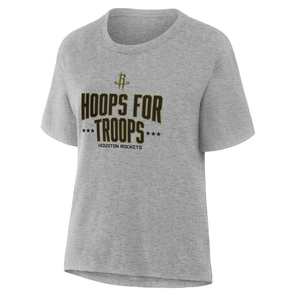 NBA Houston Rockets Women's Hoops For Troops T-Shirt