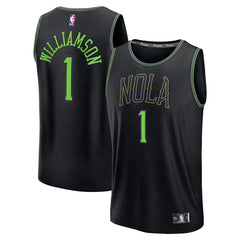 NBA Zion Williamson New Orleans Pelicans 2025/26 City Edition Fast Break Jersey