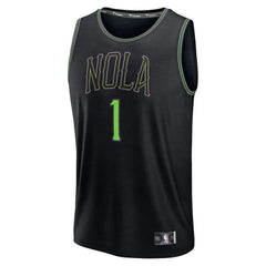 NBA Zion Williamson New Orleans Pelicans 2025/26 City Edition Fast Break Jersey