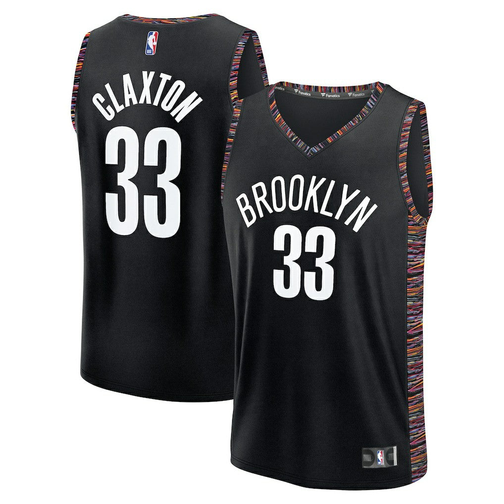 NBA Nic Claxton Brooklyn Nets 2025/26 City Edition Fast Break Jersey