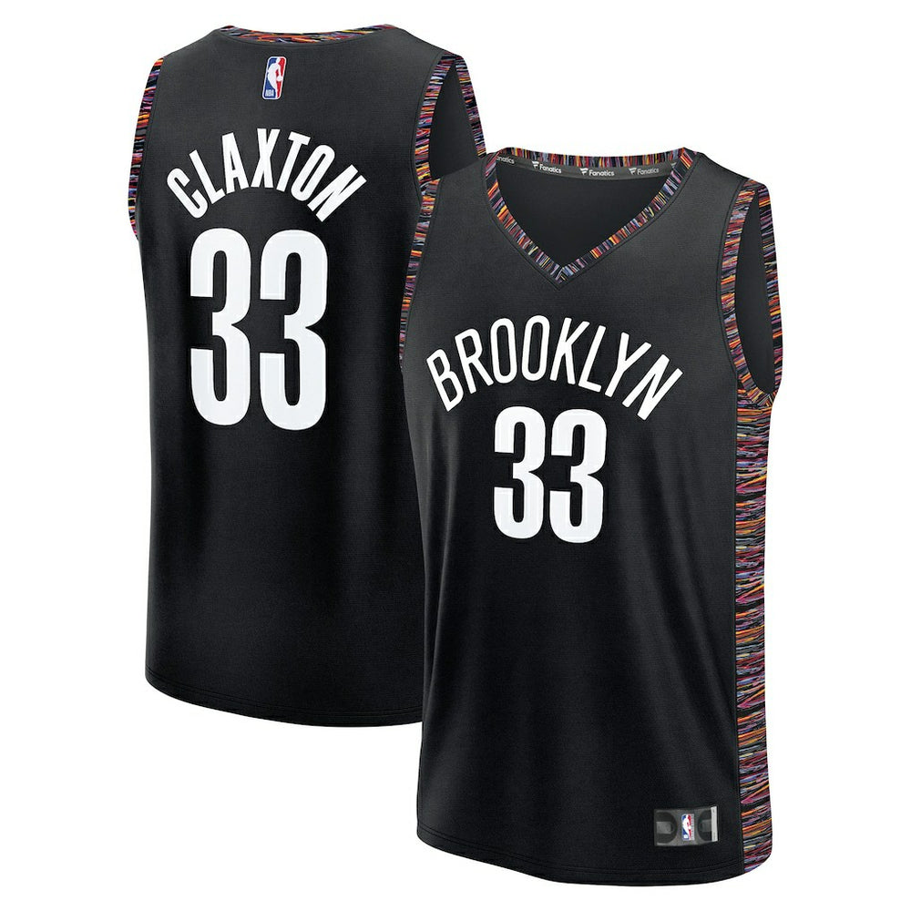 NBA Nic Claxton Brooklyn Nets 2025/26 City Edition Fast Break Jersey