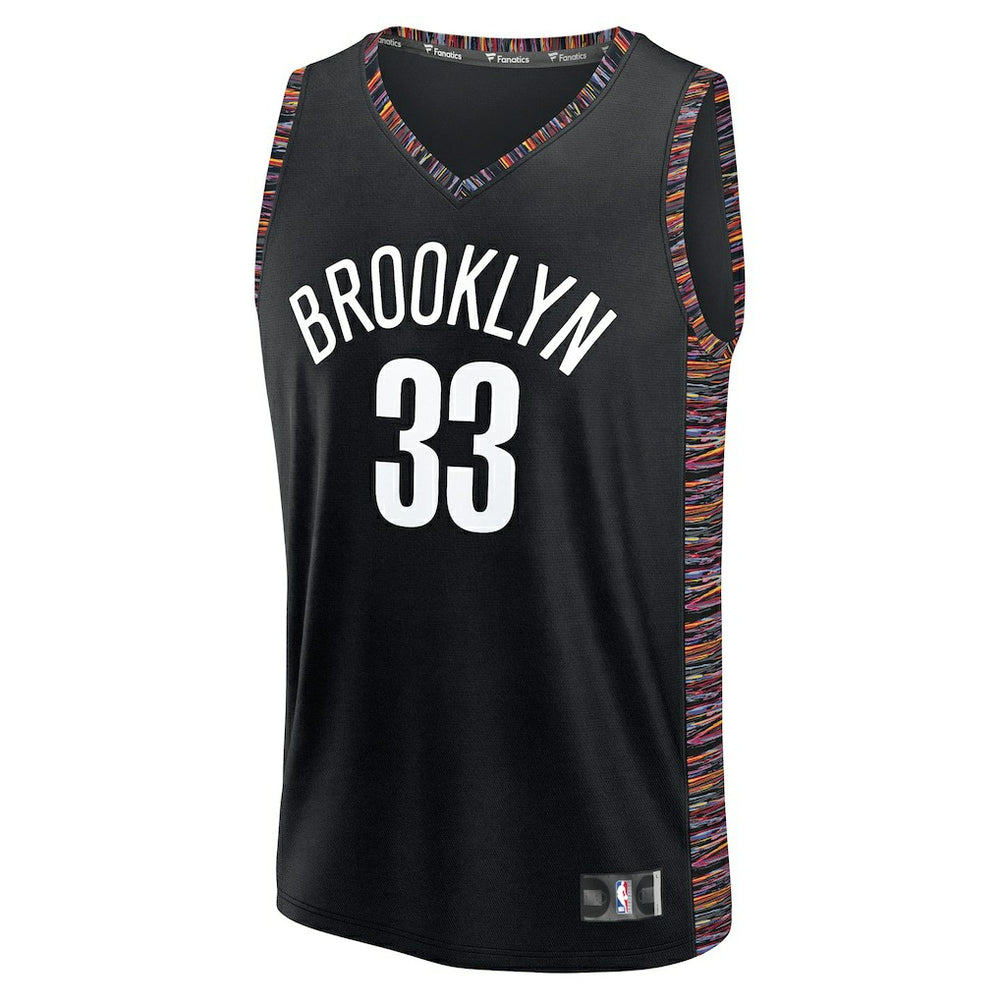 NBA Nic Claxton Brooklyn Nets 2025/26 City Edition Fast Break Jersey