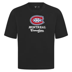 NHL Black Montreal Canadiens Levelwear Team Surge Luxe Signature Knit T-Shirt