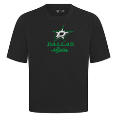 NHL Black Dallas Stars Levelwear Team Surge Luxe Signature Knit T-Shirt