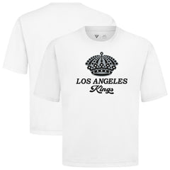 NHL White Los Angeles Kings Levelwear Team Surge Luxe Signature Knit T-Shirt