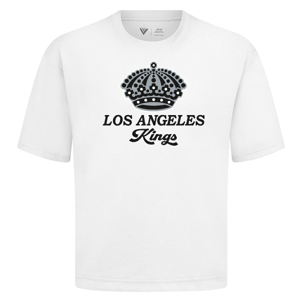 NHL White Los Angeles Kings Levelwear Team Surge Luxe Signature Knit T-Shirt