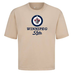 NHL Khaki Winnipeg Jets Levelwear Team Surge Luxe Signature Knit T-Shirt