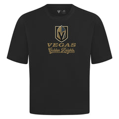 NHL Black Vegas Golden Knights Levelwear Team Surge Luxe Signature Knit T-Shirt