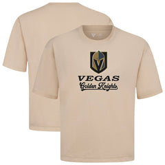 NHL Khaki Vegas Golden Knights Levelwear Team Surge Luxe Signature Knit T-Shirt